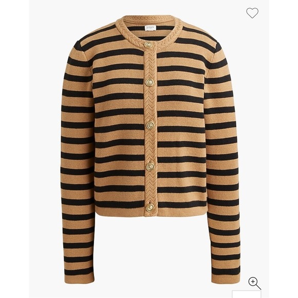 NWT Sz XS J. Crew Factory Striped Cotton Lady Jacket $138 - Picture 1 of 10